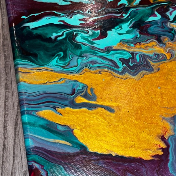 Abstract painting 11x16” - Picture 3 of 4